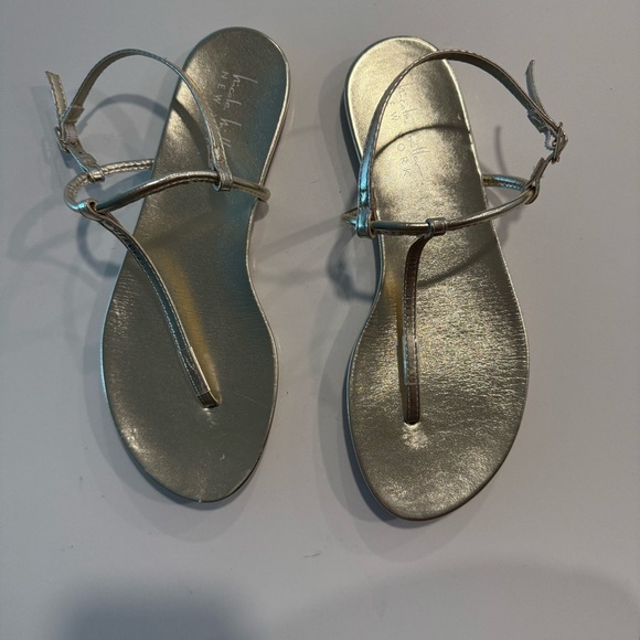 Nicole Miller Gold Sandals - Picture 3 of 12